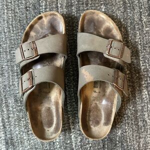 Taupe BIRKENSTOCK Arizona Leather 42
